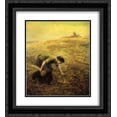 thumbnail image 1 of Arthur Hughes 2x Matted 20x24 Black Ornate Framed Art Print 'Gleaning', 1 of 2