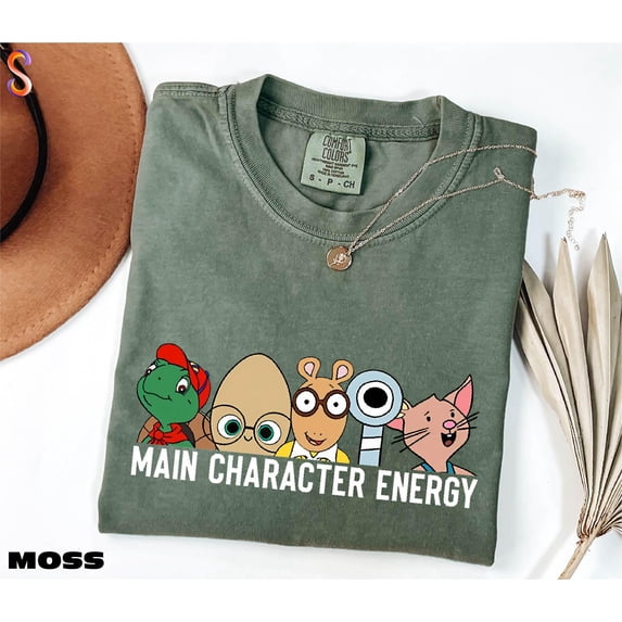 Arthur Main Character Energy T-Shirt, I Still Read Children Books ...