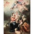 thumbnail image 1 of Arthur Mees Childrens Enc. 1930s The Holy Family Poster Print by  Bartolom_ Murillo, 1 of 2