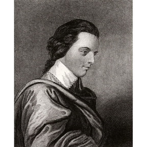 Arthur Middleton 1742 To 1787 American Statesman & Founding Father A Signatory of Declaration of Independence 19th Century Poster Print - 13 x 16