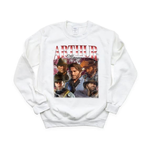 Arthur Morgan Red Dead Redemption 2 RDR2 Video Game Cowboy Outlaw Dutch Sweatshirt, for men & women, up to size 5XL