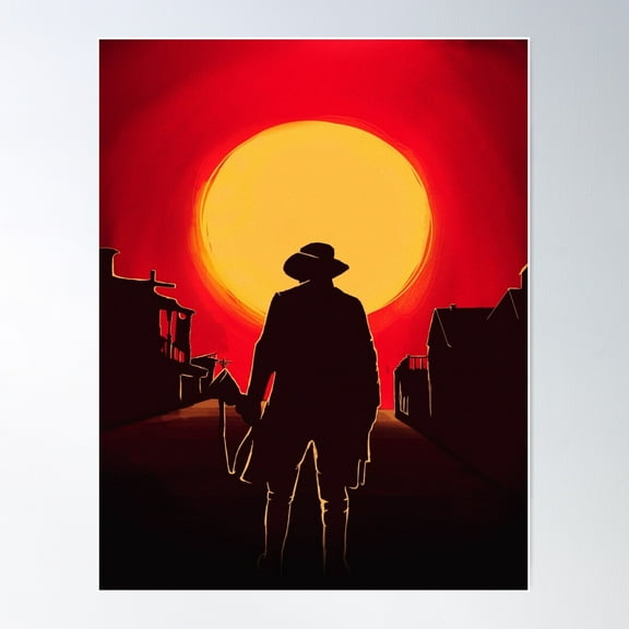 Arthur Morgan Red Dead Redemption Poster Wall Art, Modern Wall Decor For Living Room Bedroom, 8x12 UNFRAMED