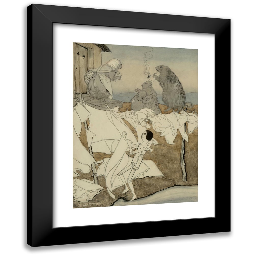 Arthur Rackham 11x14 Black Modern Framed Museum Art Print Titled ...