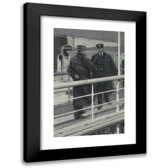 Arthur Rackham 11x14 Black Modern Framed Museum Art Print Titled - The Grey Lady Pl 2 (1897)