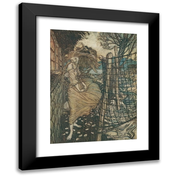 Arthur Rackham 11x14 Black Modern Framed Museum Art Print Titled ...