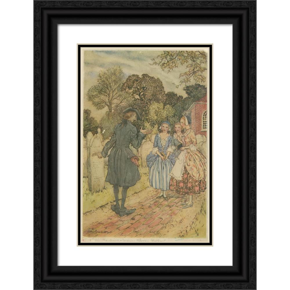 Arthur Rackham 11x14 Black Ornate Wood Framed Double Matted Museum Art ...
