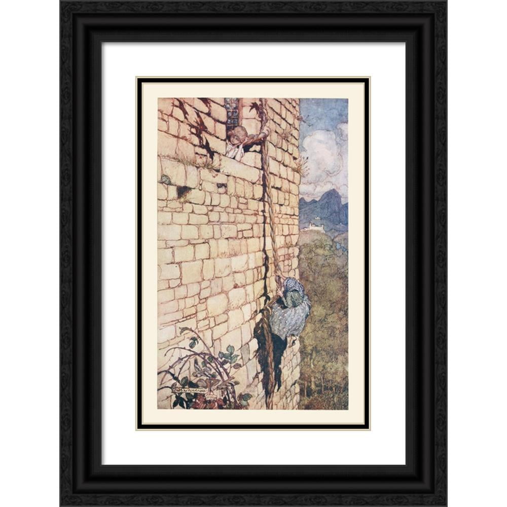 Arthur Rackham 11x14 Black Ornate Wood Framed Double Matted Museum Art ...