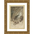 thumbnail image 1 of Arthur Rackham 11x14 Gold Ornate Wood Frame and Double Matted Museum Art Print Titled - Mime Writhes Under the Lashes He Receives (1910), 1 of 4
