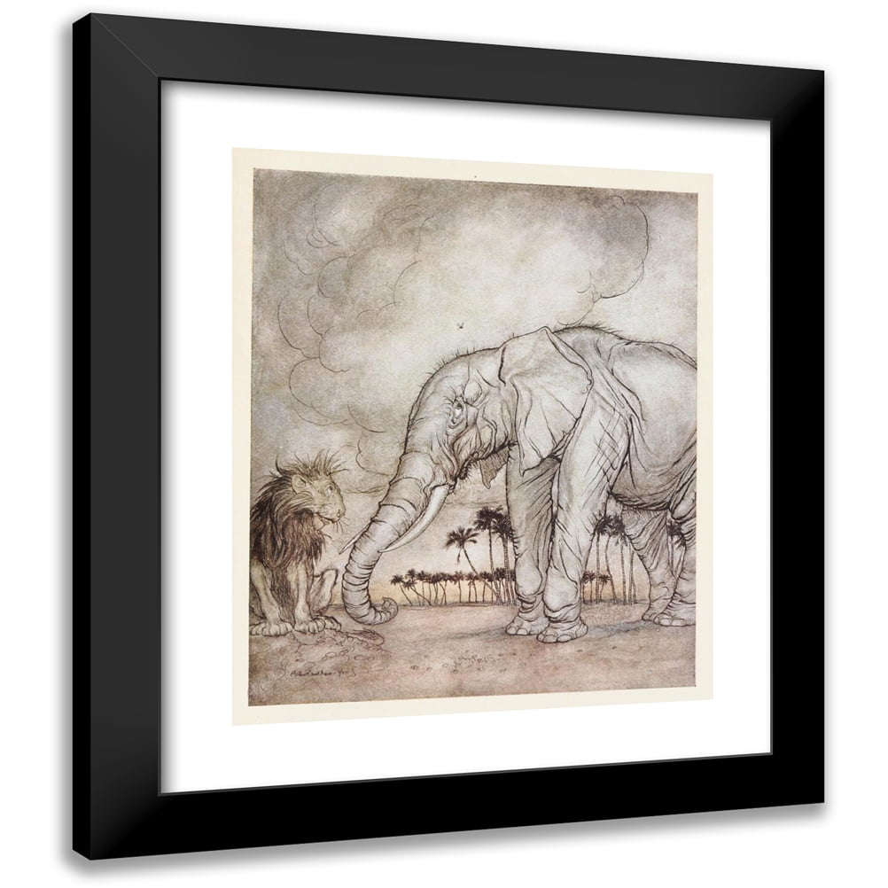 Arthur Rackham 12x14 Black Modern Framed Museum Art Print Titled - The ...