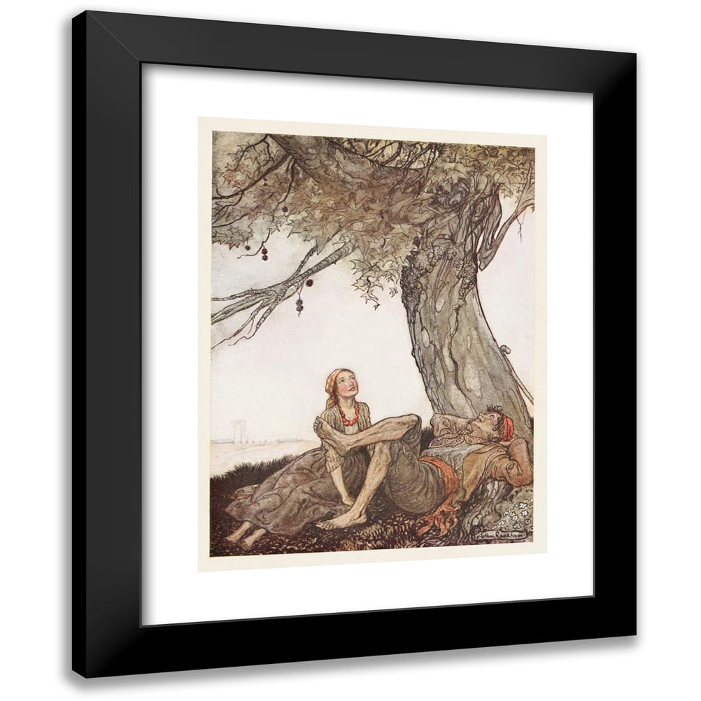 Arthur Rackham 12x14 Black Modern Framed Museum Art Print Titled - The ...