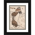 thumbnail image 1 of Arthur Rackham 13x18 Black Ornate Wood Framed Double Matted Museum Art Print Titled - ‘He Took His Place once More on the Bench at the Inn-Door’ (1910), 1 of 5
