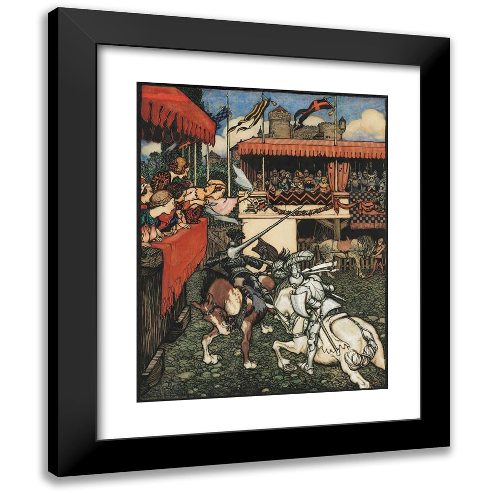 Arthur Rackham 19x24 Black Modern Framed Museum Art Print Titled - Sir ...