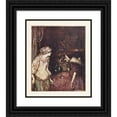 thumbnail image 1 of Arthur Rackham 20x23 Black Ornate Framed Double Matted Museum Art Print Titled: At Last She Reached the Cellar, and There She Found an Old, Old Woman with a Shaking Head (1920), 1 of 5