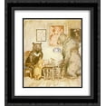 thumbnail image 1 of Arthur Rackham 2x Matted 20x22 Black Ornate Framed Art Print 'Somebody has been at my porridge, and has eaten it all up!', 1 of 2