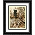 thumbnail image 1 of Arthur Rackham 2x Matted 20x24 Black Ornate Framed Art Print 'The Kensington Gardens are in London, where the King lives.', 1 of 2