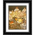 thumbnail image 1 of Arthur Rackham 2x Matted 20x24 Black Ornate Framed Art Print 'When Puss saw the rats and mice she didn't wait to be told', 1 of 2