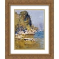 thumbnail image 1 of Arthur Streeton 2x Matted 20x24 Gold Ornate Framed Art Print 'From my camp (Sirius Cove)', 1 of 2