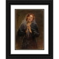 thumbnail image 1 of Arthur Von Ferraris 18x24 Black Ornate Framed Double Matted Museum Art Print Titled: Portrait of a Lady with a Veil (The Wife of the Artist) (1930), 1 of 5