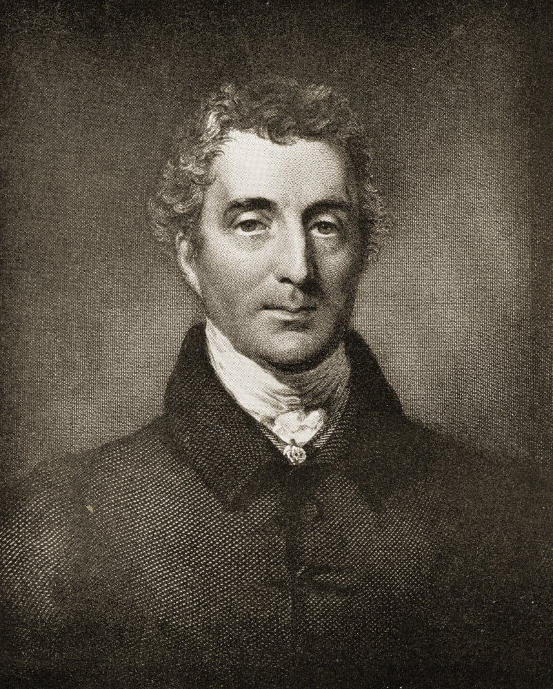 Arthur Wellesley Duke Of Wellington 1769 1852 From An Engraving After A Painting By G Hayter Canvas Art - Ken Welsh Design Pics (13 x 17)