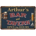 thumbnail image 1 of Arthur's Green Bar & Tavern Rustic Sign Decor 8x12 208120047493, 1 of 1
