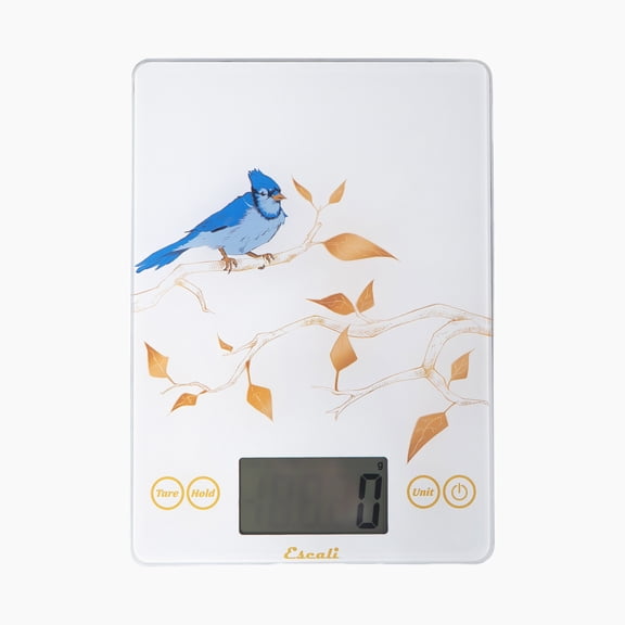 Arti Blue Jay Glass Digital Scale, White