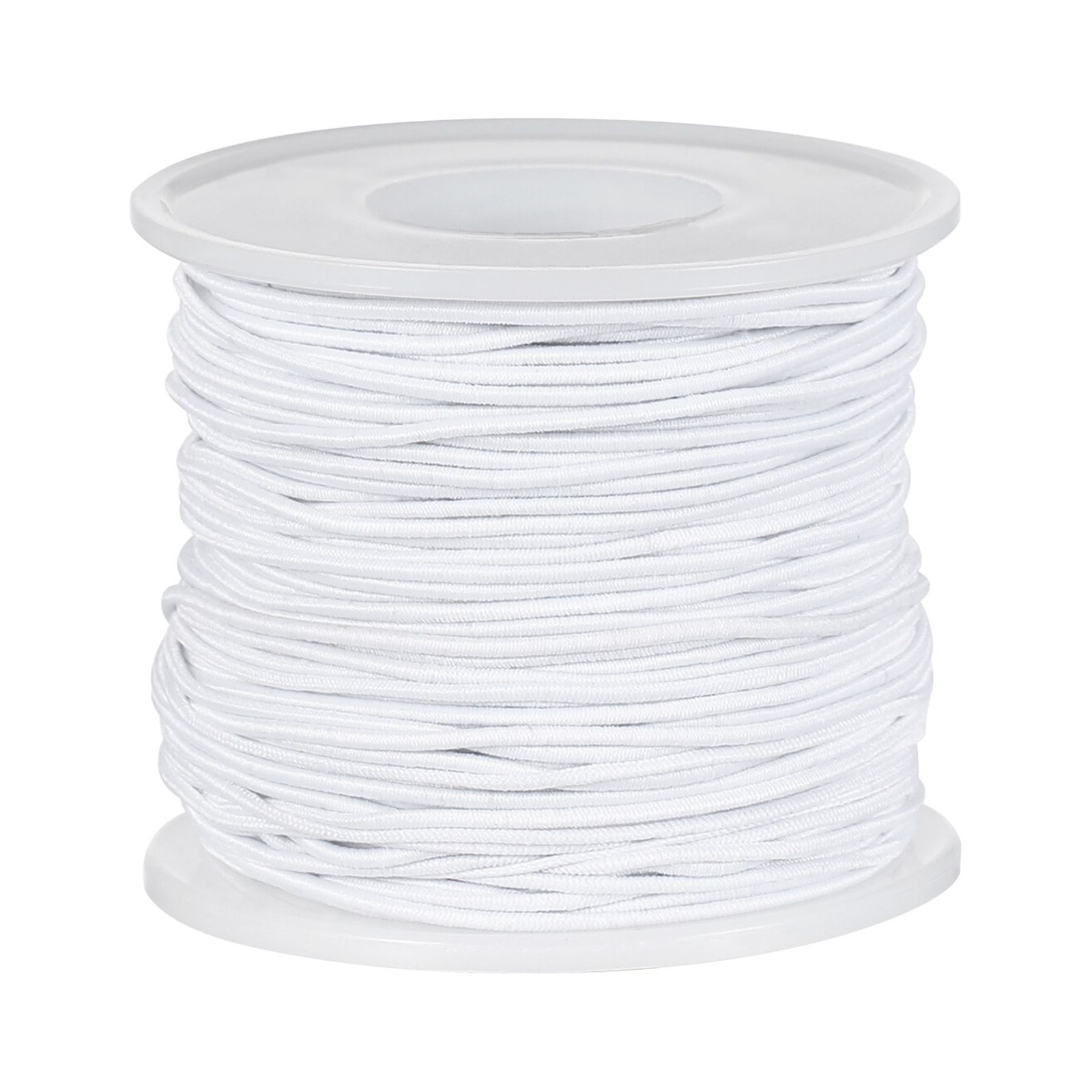 Artibetter 1 Roll 50M Elastic Band Handmade Elastic Thread DIY Manual  Wiring Strong Rope for Bracelet Jewelry Clothes (White)