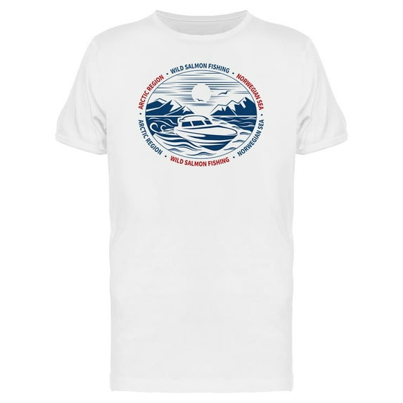 Artic Fishing Boat T-Shirt Men -Image by Shutterstock, Male 4X-Large