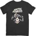 thumbnail image 1 of Artic Monkeys Music Unisex Fit for Men & Women Quality Cotton T-Shirt Black, 1 of 2