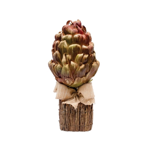 Artichoke Decorative Fall Harvest Decorative Figurine Topiary
