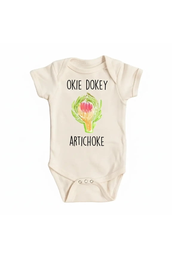Artichoke Okay Dokie Newborn Baby Bodysuit