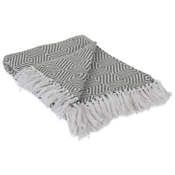 Artichoke X-Diamond Geometric Throw