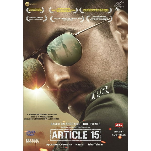 Article 15 Hindi Movie - Film DVD -English Subtitles (NTSC - All Region)
