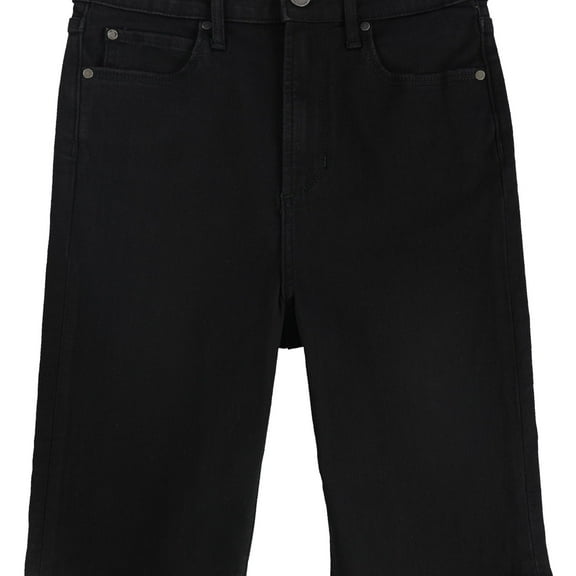 Articles of Society Womens Bike Casual Denim Shorts, Black, 25