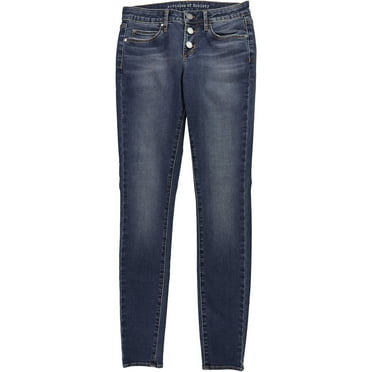 Articles of Society Womens Britney Skinny Fit Jeans, Blue, 28
