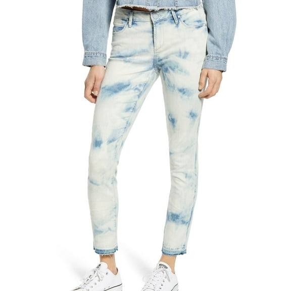 Articles of Society Womens Carly Cropped Jeans, Blue, 26