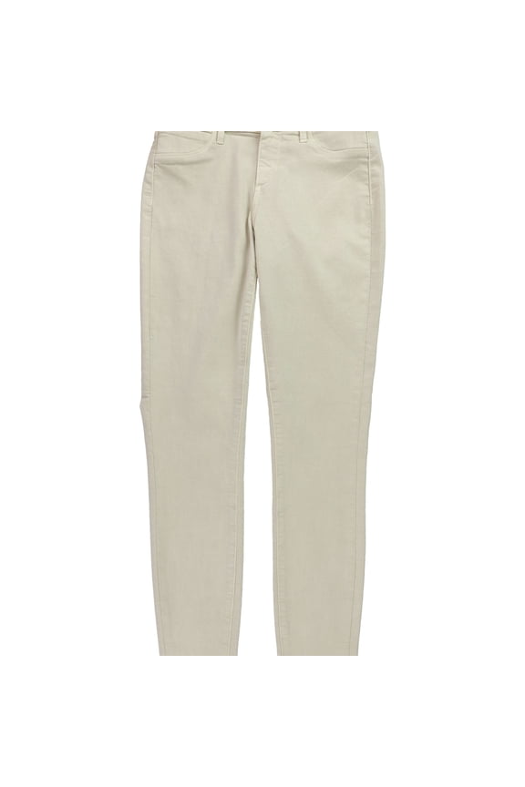 Womens Carly Raw Hem Cropped Jeans, Beige, 26