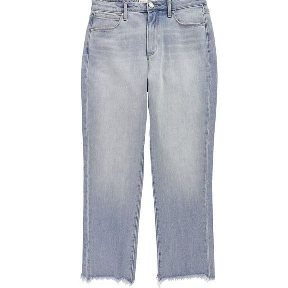 Articles of Society Womens Frayed Hem Cropped Jeans, Blue, 26