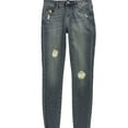 thumbnail image 1 of Articles of Society Womens Frayed hem Skinny Fit Jeans, Blue, 26, 1 of 3