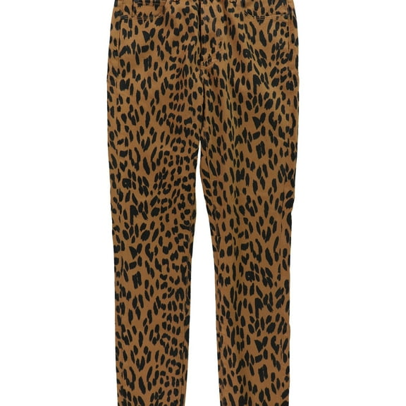 Articles of Society Womens Heather High Rise Straight Leg Jeans, Brown, 26