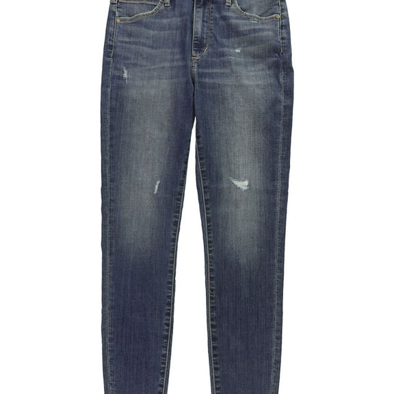 Articles of Society Womens Heather Skinny Fit Jeans, Blue, 26