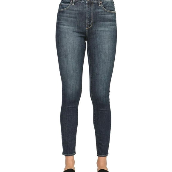 Articles of Society Womens Heather Skinny Fit Jeans, Blue, 26