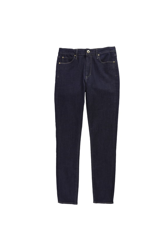 Womens Heather Skinny Fit Jeans, Blue, Juniors, 3