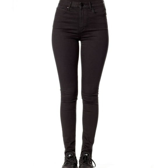 Articles of Society Womens High-Rise Ankle Skinny Fit Jeans, Black, 24