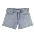 thumbnail image 1 of Articles of Society Womens High Rise Casual Denim Shorts, Blue, 26, 1 of 2