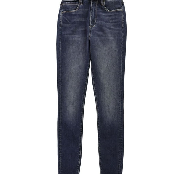 Articles of Society Womens High Rise Skinny Fit Jeans, Blue, 26