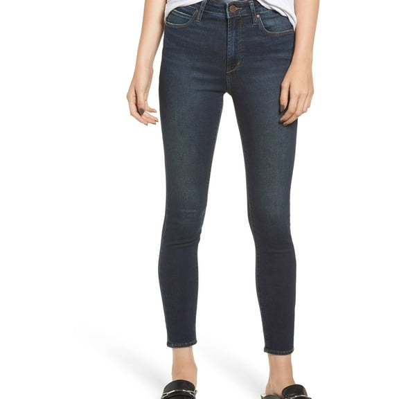 Articles of Society Womens High-Rise Skinny Fit Jeans, Blue, 33