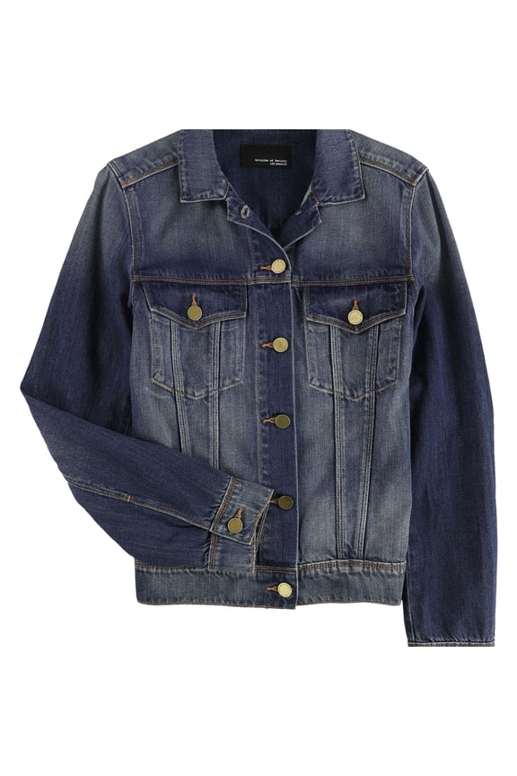 Womens Jackie Jean Jacket, Blue, Small