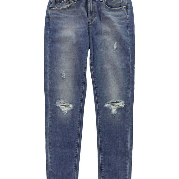 Articles of Society Womens Kitty Straight Leg Jeans, Blue, 30