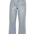 thumbnail image 1 of Articles of Society Womens London Flared Cropped Jeans, Blue, 27, 1 of 3