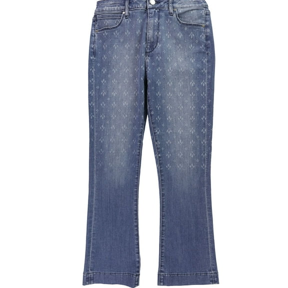 Articles of Society Womens London Flared Cropped Jeans, Blue, 28